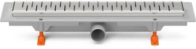 Productafbeelding van Chud?j vloerafvoer, 450 mm, zijuitlaat D40, met roestvrijstalen frame, type CH 450 MN 1