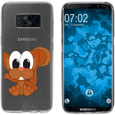 Produktbild von PhoneNatic Case kompatibel mit Samsung Galaxy S8 Silikon-Hülle Cutiemals M8