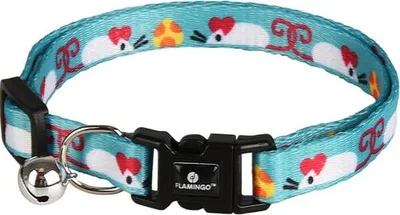 Zdjęcie produktu dla Obroża dla kota Arwen 20-35cm niebieska Flamingo