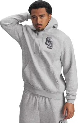Produktbild von Under Armour Icon Fleece Graphic Kapuzenpullover Grau M Herren Grau M