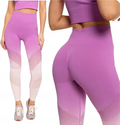 Produktbild von Damen Sport Leggings High Waist Push-Up Blickdicht fürs Fitnessstudio MORAJ L