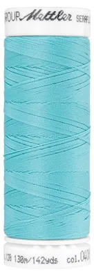 Imagen del producto de Hilo elástico Mettler SERAFLEX, 130 metros, color aguamarina, referencia 408
