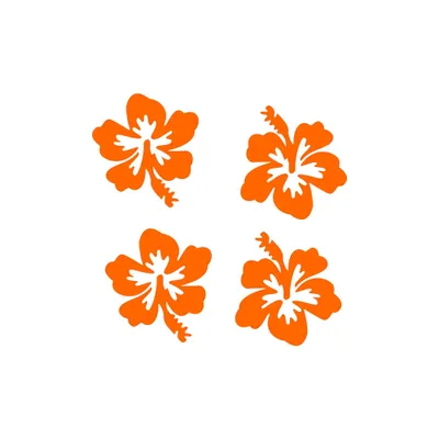 Immagine prodotto di Adesivo Adesivo riflettente Fiore arancione