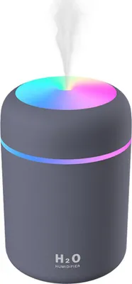 Image de 300 ml Mini -USB - Humidificateur d'air avec veilleuse pour bureau de chambre