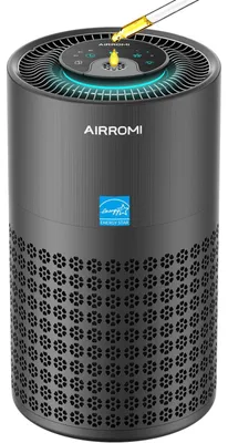 Imagen del producto de Purificador de aire con filtro HEPA de 3 etapas - 18 vatios de potencia - Cobertura de 990 pies cuadrados - Color