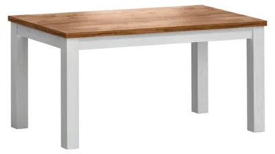 Produktbild von Ausziehbarer Esstisch für 4 bis 6 Personen Léandre Weiß und Holz