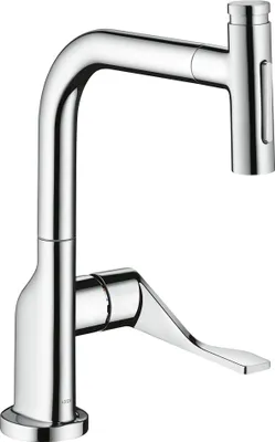 Produktbild von Spültischmischer Axor Citterio Select DN 15, Ausziehbrause chrom chrom 2jet Ausziehbrause