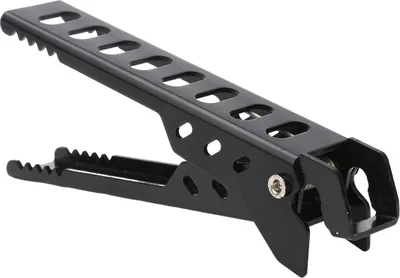 Produktbild von Aluminiumlegierung Anti-Verbrühungs-Topfklemme Hohlgriff Kochplatten-Greifer-Clip Outdoor Camping Anti-Verbrühungszange Klemmhalter-Schwarz