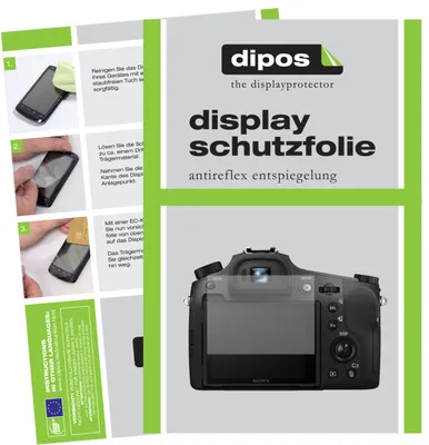 Produktbild von 2x Schutzfolie für Sony Cyber-Shot DSC-RX10 matt Displayschutzfolie Folie Display Schutz dipos