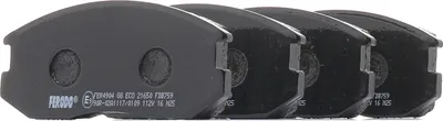 Produktbild von FERODO Bremsbeläge Satz Vorne für DAIHATSU TERIOS (J2) FDB759