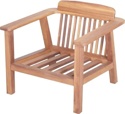Produktbild von Sessel Naturholzstuhl Stuhl Balkon Sessel Stühle Relax Outdoor Möbel Garten