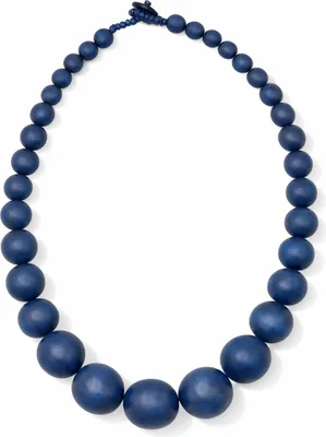 Produktbild von Kurze Kette Aleika aus Holzperlen von collezione alessandro
