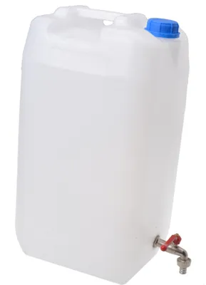 Produktbild von Aqbau® Kunststoff Wasserbehälter für Trinkwasser mit Zapfhahn-messing 30L