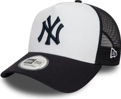 Produktbild von New Era A-Frame Trucker Cap Teamfarbe New York Yankees weiß/marineblau