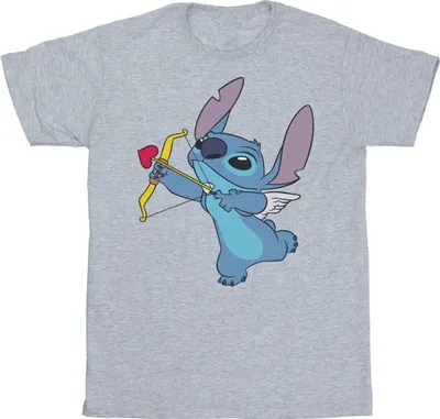 Produktbild von Disney - "Cupid Valentines" T-Shirt für Damen BI29737 (L) (Grau)