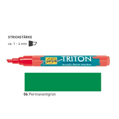 Produktbild von KREUL Triton Acrylic Marker edge Permanentgrün
