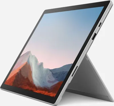 Produktbild von Microsoft Surface Pro 7+, 31,2 cm (12.3"), 2736 x 1824 Pixel, 256 GB, 8 GB, Windows 10 Pro, Platin
