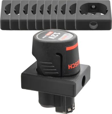Produktbild von 10x Akku Halter für Bosch 12V Halterung Akku Wandhalter Wandhalterung Bosch Akku 12V
