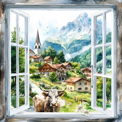 Obrázek produktu pro Ubrousky 33 x 33 cm – Výhled na hory