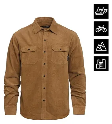 Produktbild von Horsefeathers Dough Shirt (kamelfarbenes Cord)