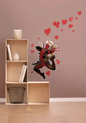 Produktbild von Komar Wandtattoo - Deadpool Lovepool - Größe: 50 x 70 cm (Breite x Höhe)