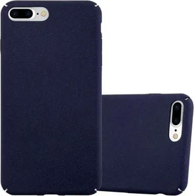 Produktbild von Cadorabo Schutzhülle für Apple iPhone 7 PLUS / 7S PLUS / 8 PLUS Hülle in Blau Etui Hard Case Handyhülle Cover