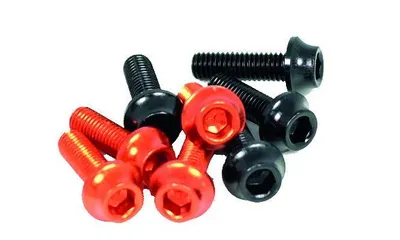 Produktbild von KTM Alu-Schraubenset für Trinkflaschenhalter orange/schwarz je Farbe 4 Stück