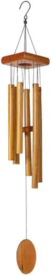 Produktbild von CIM Klangspiel - Asia Bambus - Windspiel Gesamtlänge: 79cm - inkl. S-Haken Aufhängung - wetterfest