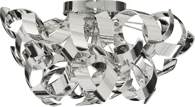 Produktbild von Deckenlampe Metall G9 45 cm breit Chrom 3-flammig Klassisch