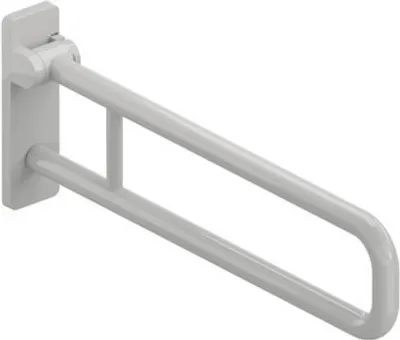 Produktbild von HEWI Stützklappgriff Serie 801, L:600mm, Aluminiumkern aquablau