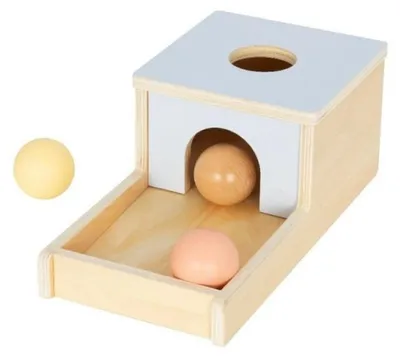 Image de EliNeli Boîte à balles jeu d'éveil - pastel