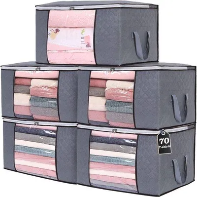 Produktbild von Famanu Aufbewahrungstasche Große Kleidungslagerung - Set von 5