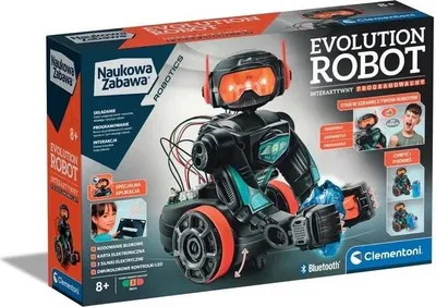 Immagine prodotto di Clementoni Divertimento scientifico. Robotics Evolution 2.0 – programma i tuoi robot e amplia la tua creazione! 50818