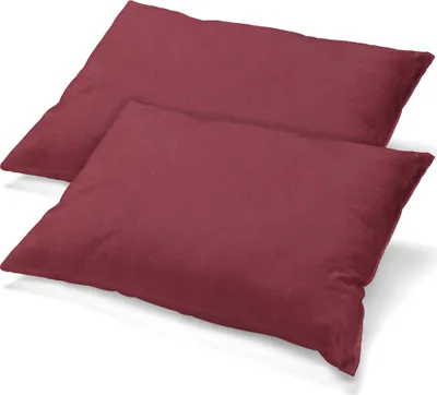 Zdjęcie produktu dla Zestaw dwóch poszewek Active, 40 x 80 cm, kolor bordowy, bawełna dżersejowa, zamek błyskawiczny