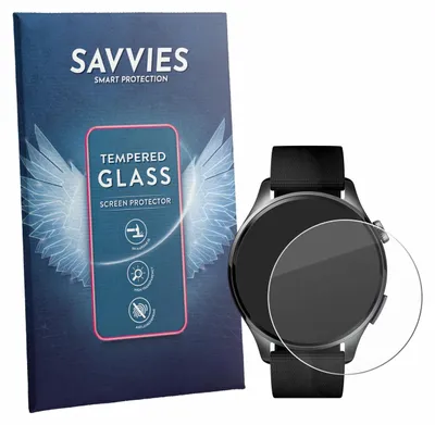 Produktbild von Savvies Schutzglas für Xiaomi Watch 5 (47 mm) Displayschutz 9H Glas klar transparent