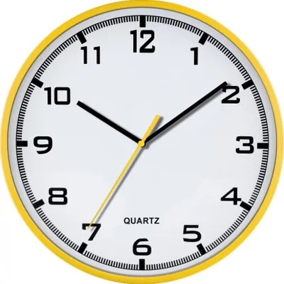 Obrázok produktu pre Nástenné hodiny MPM, 2479.10 - žltá, 30cm