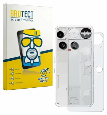 Produktbild von BROTECT Entspiegelungs Schutzglas für Nothing Phone (3) (Rückseite) Schutzfolie Panzer Folie Glas Display Schutz matt
