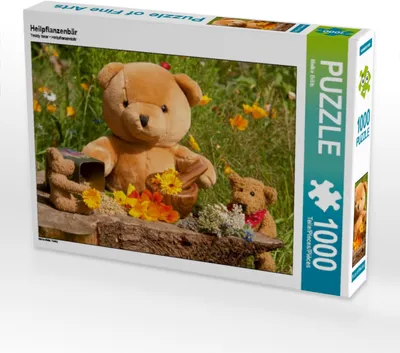 Produktbild von Calvendo Heilpflanzenbär 1000 Teile Puzzle quer 640x480mm, Bölts Meike; 7314908