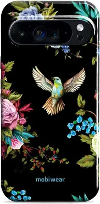 Produktbild von Handyhülle für Google Pixel 9 Pro, Mobiwear Elite Pro, Nachtkolibri