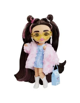Image de Barbie Extra minis - en manteau de fourrure HKP90