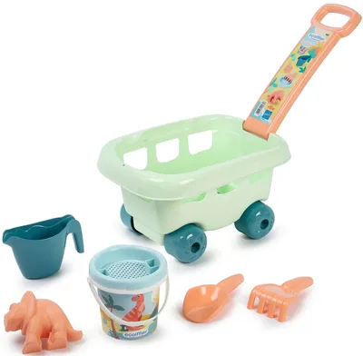 Image de Ecoiffier Bolderkar avec Bucket Set Dino, 7dlg.