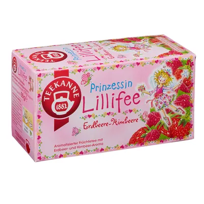 Zdjęcie produktu dla Czajniczek Princess Lillifee Truskawka Malina Herbata owocowa 55g