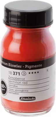 Produktbild von Schmincke 100ml Pigmente Zinnoberrot Pigmente 18 371 055
