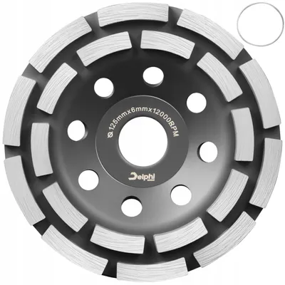 Produktbild von Diamant-Topfscheibe 125 mm für Beton- und Stein-Schleifen, Segment