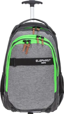 Produktbild von Schultrolley Jungen Elephant Hero Signature Trolley Ranzen Rucksack Schulranzen Mädchen 12724 Two Tone Grün