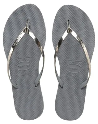 Productafbeelding van Havaianas - Metalic, comfortabele, stijlvolle en veelzijdige sandalen, verkrijgbaar in verschillende modellen
