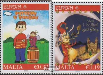 Produktbild von Briefmarken Malta 2010 Mi 1642-1643 (kompl.Ausg.) postfrisch Kinderbücher