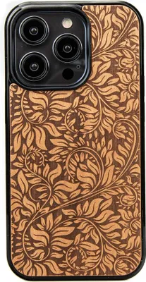 Obrázek produktu pro Dřevěné pouzdro Bewood pro iPhone 15 Pro APFELBLÄTTER