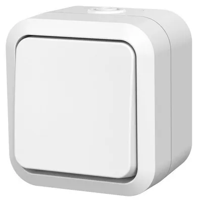 Obrázek produktu pro Vodotěsný spínač – QUARX – Aqua Pro – IP55 – 250 V – 10 A – rychlospojka – bílý