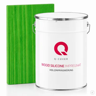 Produktbild von Holzimprägnierung | Minzgrün RAL 6029 5 L | 2 In 1 | Holzschutz |  Farbimprägnierung |  Imprägniermittel Holzschutz |mittel Imprägnierung Abperleffekt